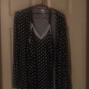 NWOT nursing night gown with robe